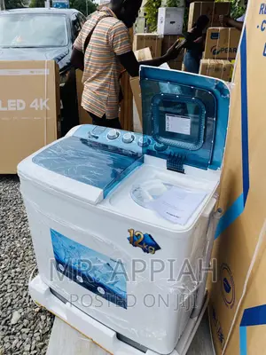 Energy Sufficient Nasco 12kg Twin Tap Washing Machine.