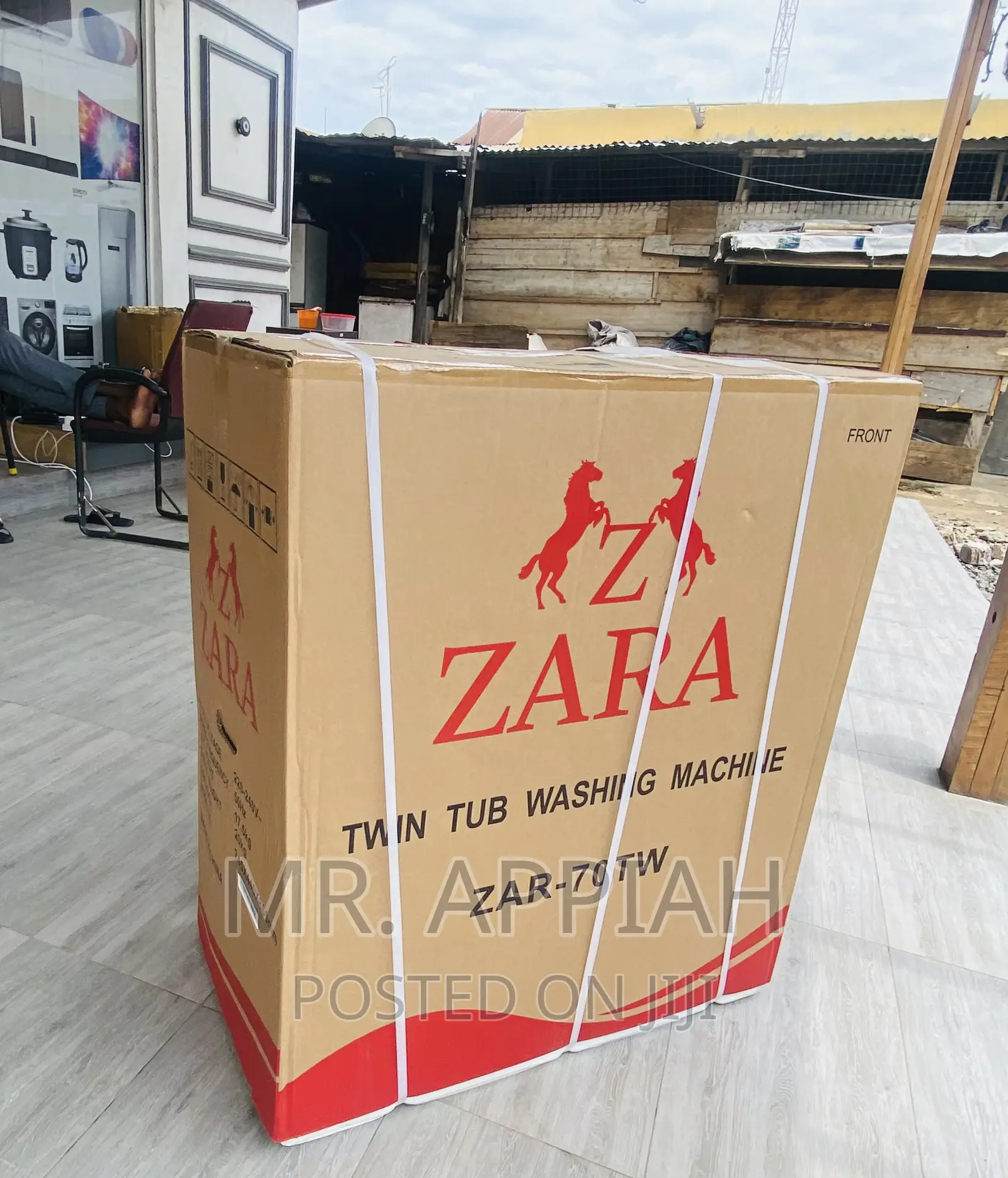 Energy Efficient Zara 7kg Twin Tap Washing Machine.