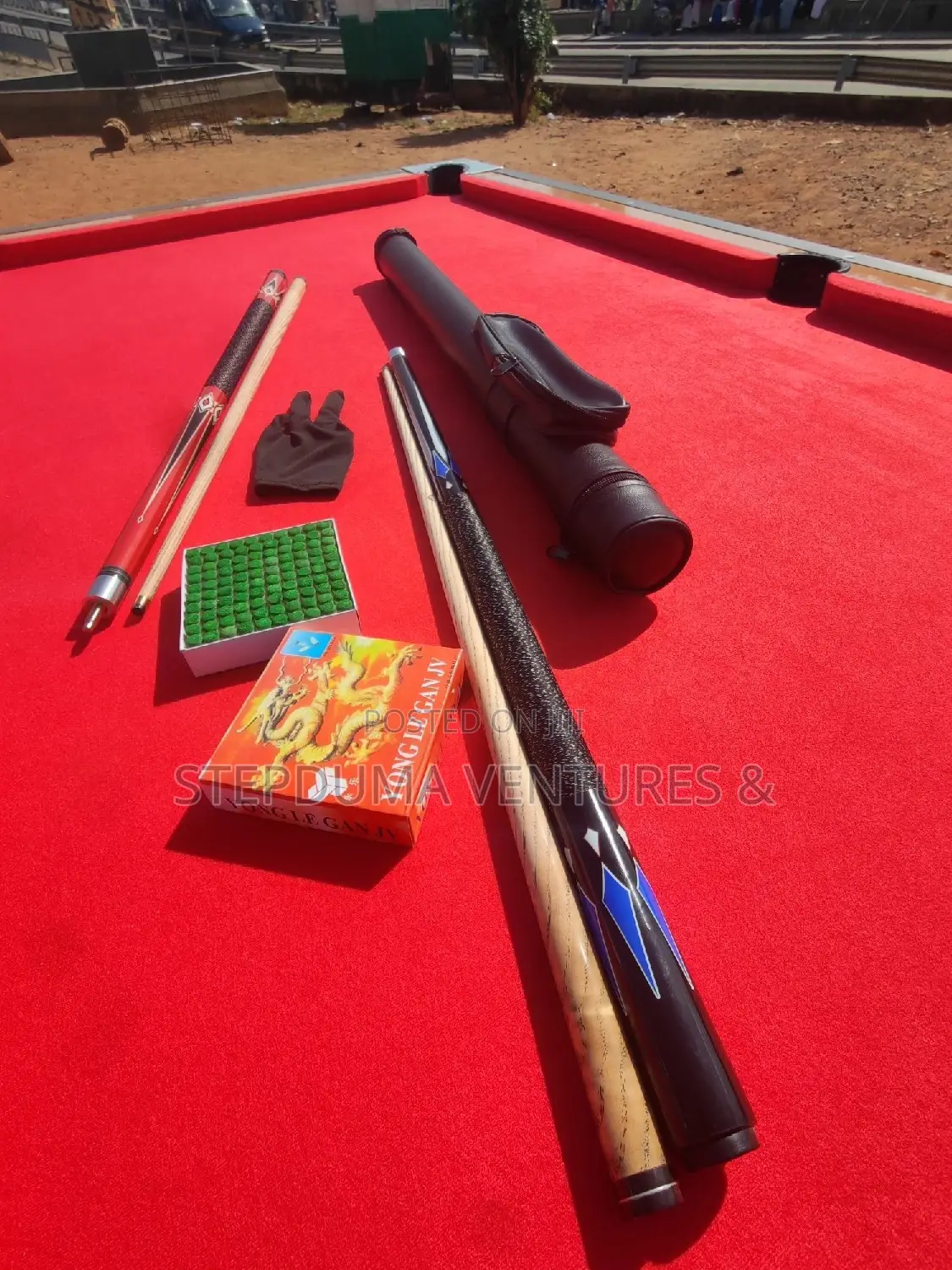 Snooker Stick With It's Bag and Glove