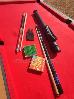 Adjustable Snooker Sticks, It's Bag and Glove