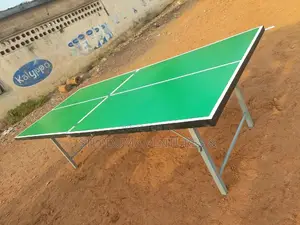 Tennis Table Board With Metallic Stand Accessories