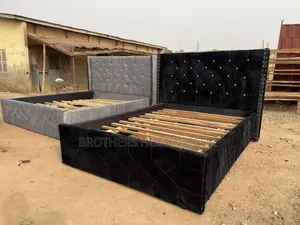 Photo - Klassic Black Foreign Double Bedframe 60x80//Very Strong