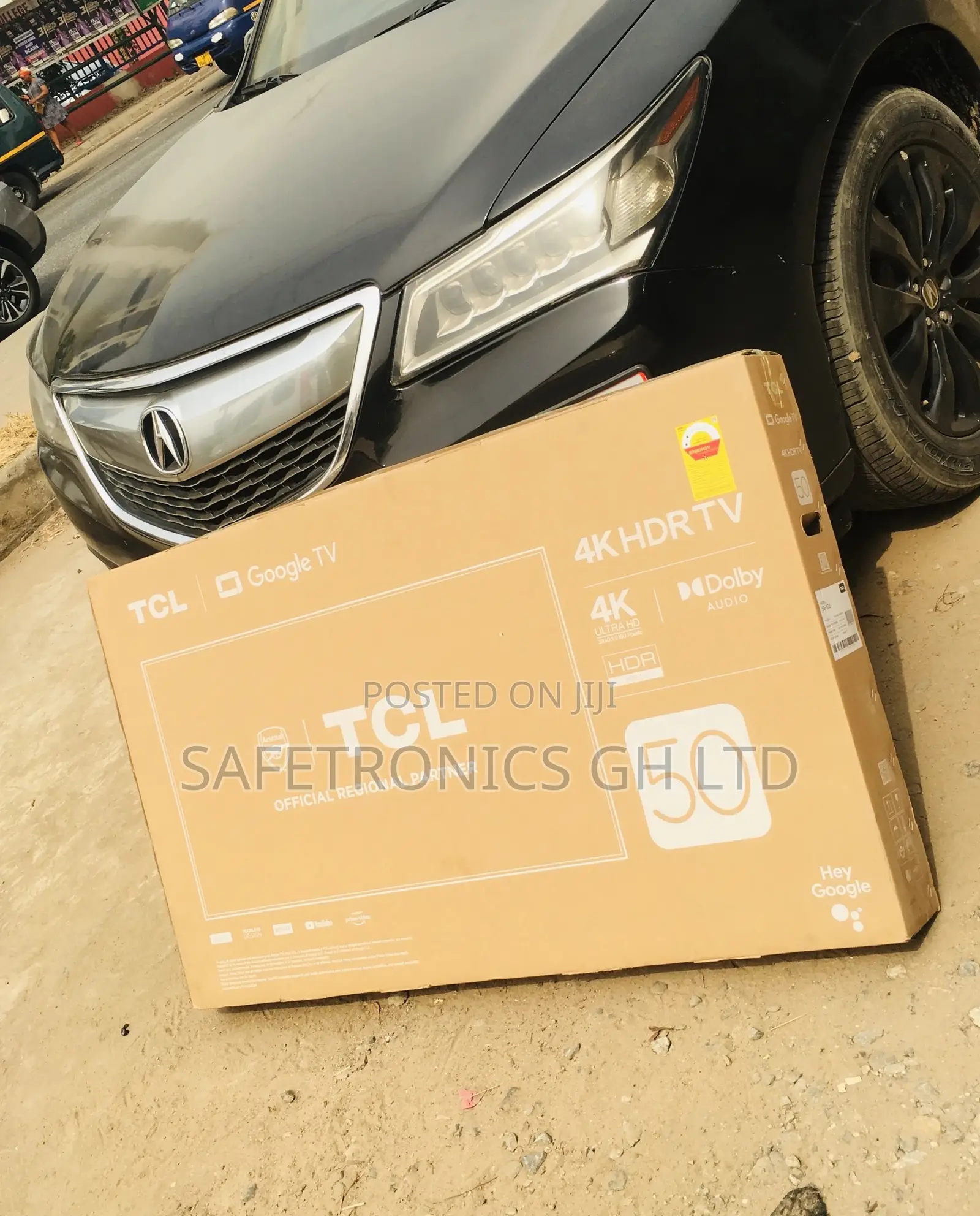 Glossy LED Black Electric Smart 50 Inches P635 HDR TCL Tv