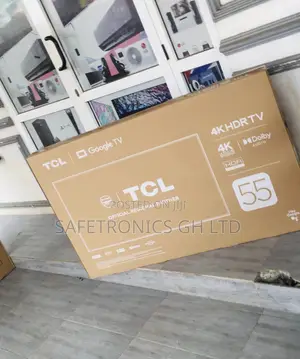 Glossy LED Black Electric 55 Inches P635 Smart HDR TCL Tv