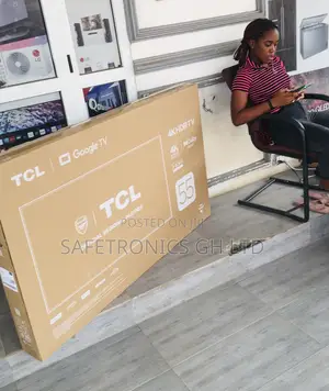 55 Inches Glossy LED Black TCL HDR P635 Electric Smart Tv