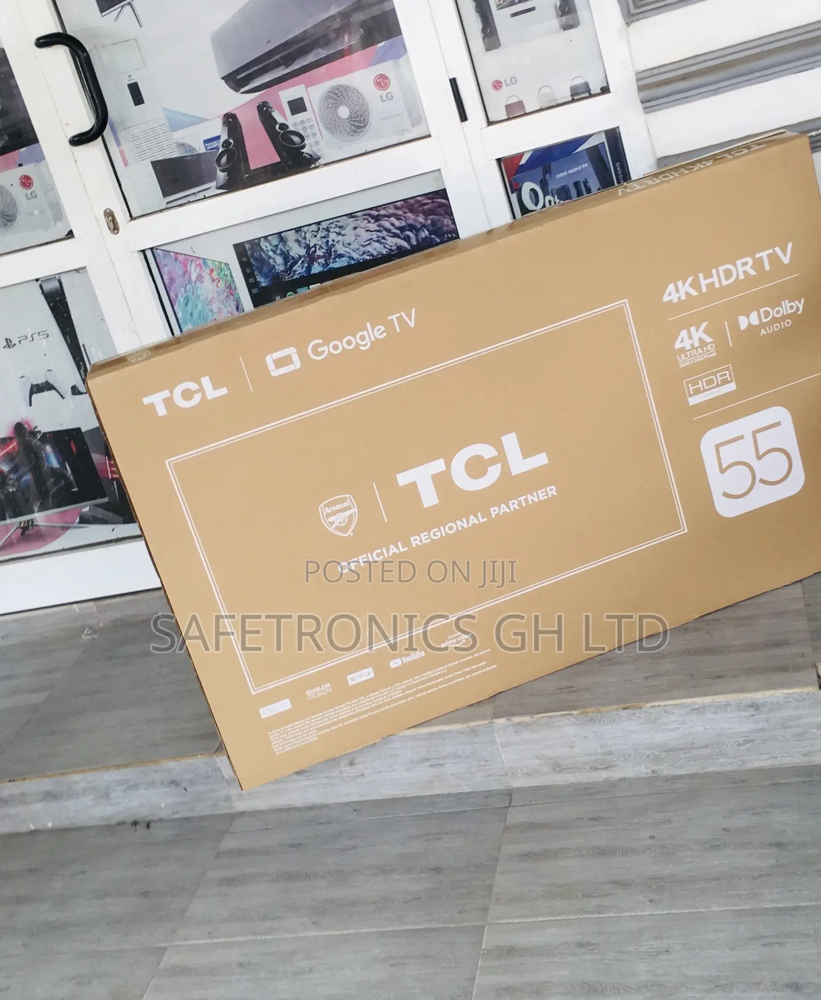 55 Inches P635 Glossy LED Electric TCL Smart Black HDR Tv