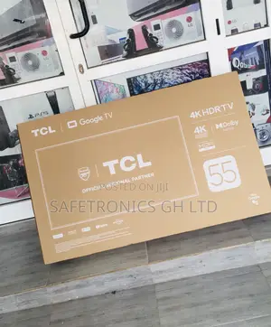 Black Electric 55 Inches Glossy LED Smart P635 HDR TCL Tv