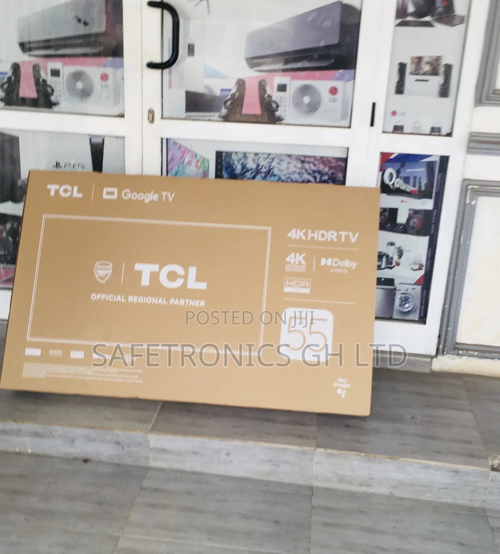 Electric Black Smart P635 LED Glossy 55 Inches HDR TCL Tv