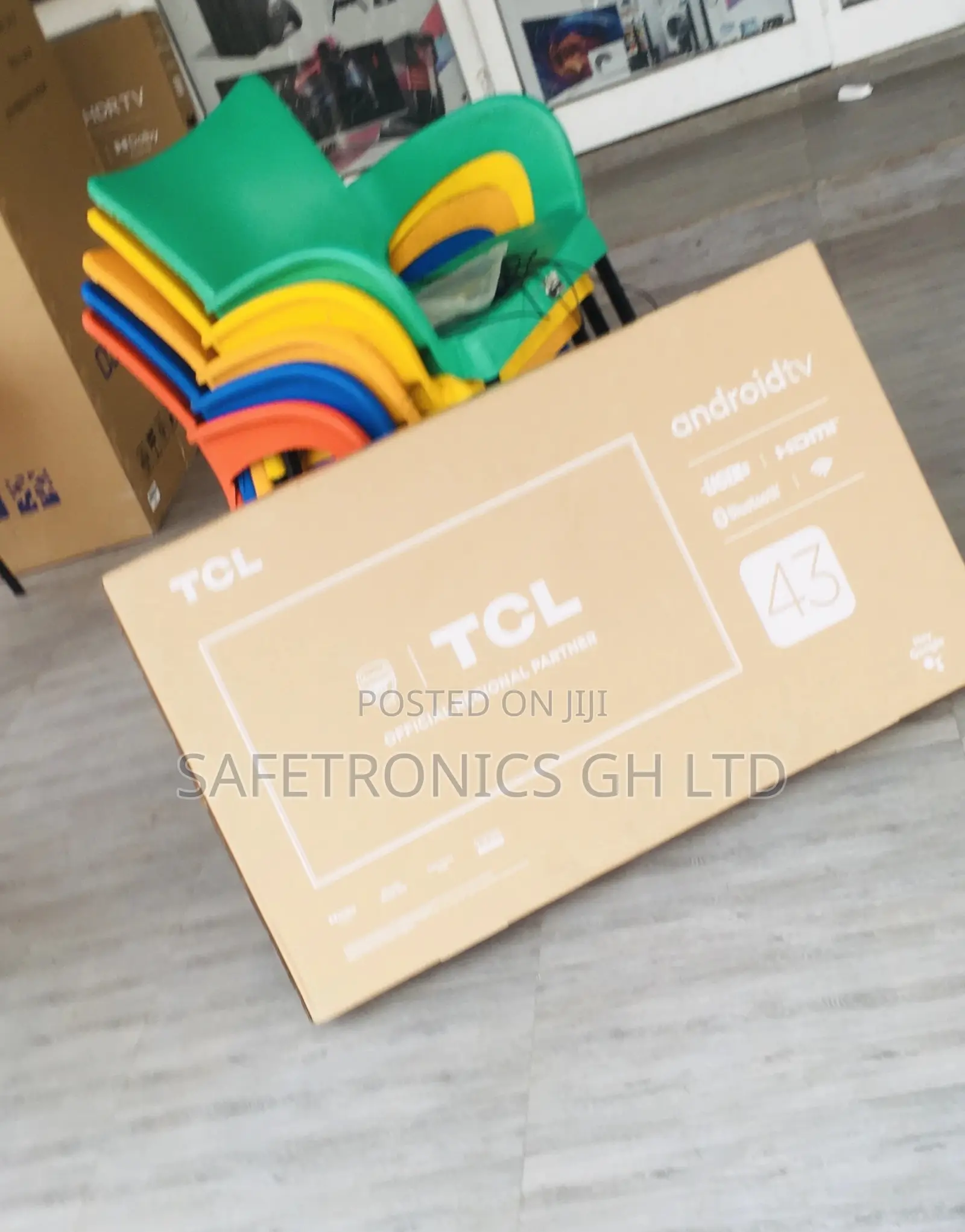 TCL HDR 43 Inches Glossy LED Black Electric HDR P635 Tv