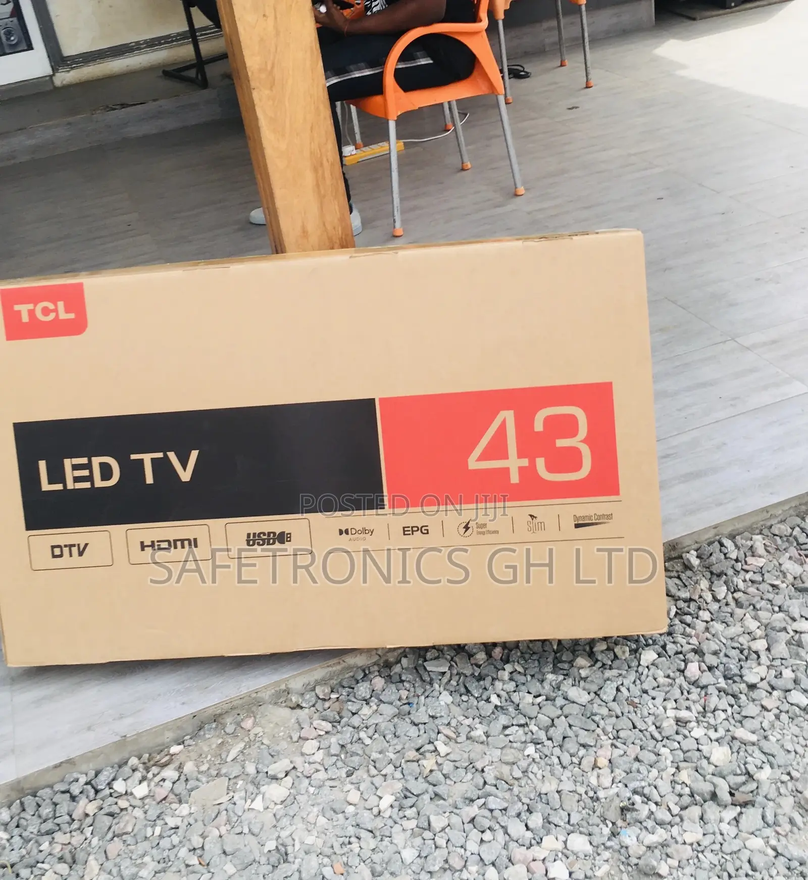 HDR Full HD TCL Black Glossy Electric D3200 43 Inches LED Tv