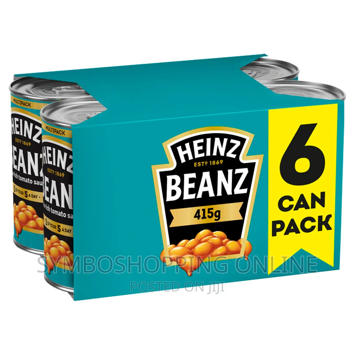 Heinz Baked Beans in Tomato Sauce - 415g Pack of 6