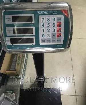Total Electronic Platform Scale 100kg