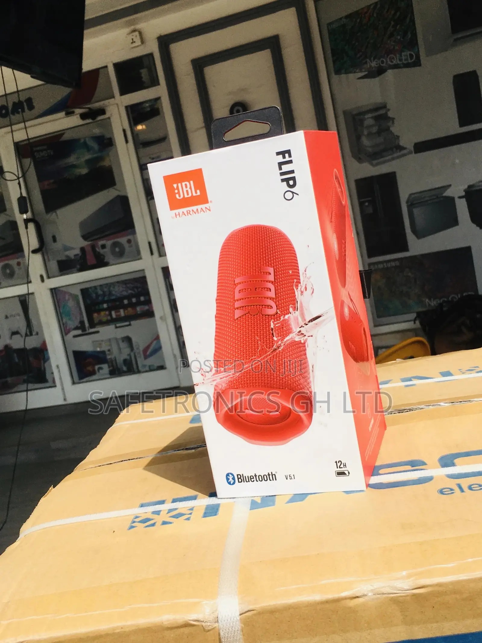 JBL Lastest Black Wireless Bluetooth Red Electric Speaker