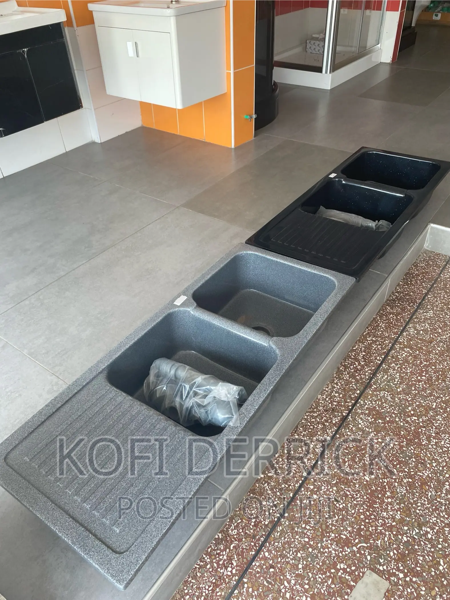 Fibre Kitchen Sink (Grey)