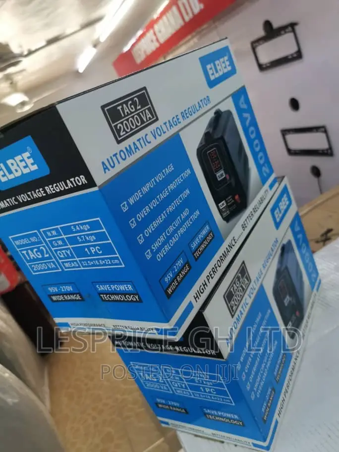 High Performance Elbee 2000VA Stabilizer