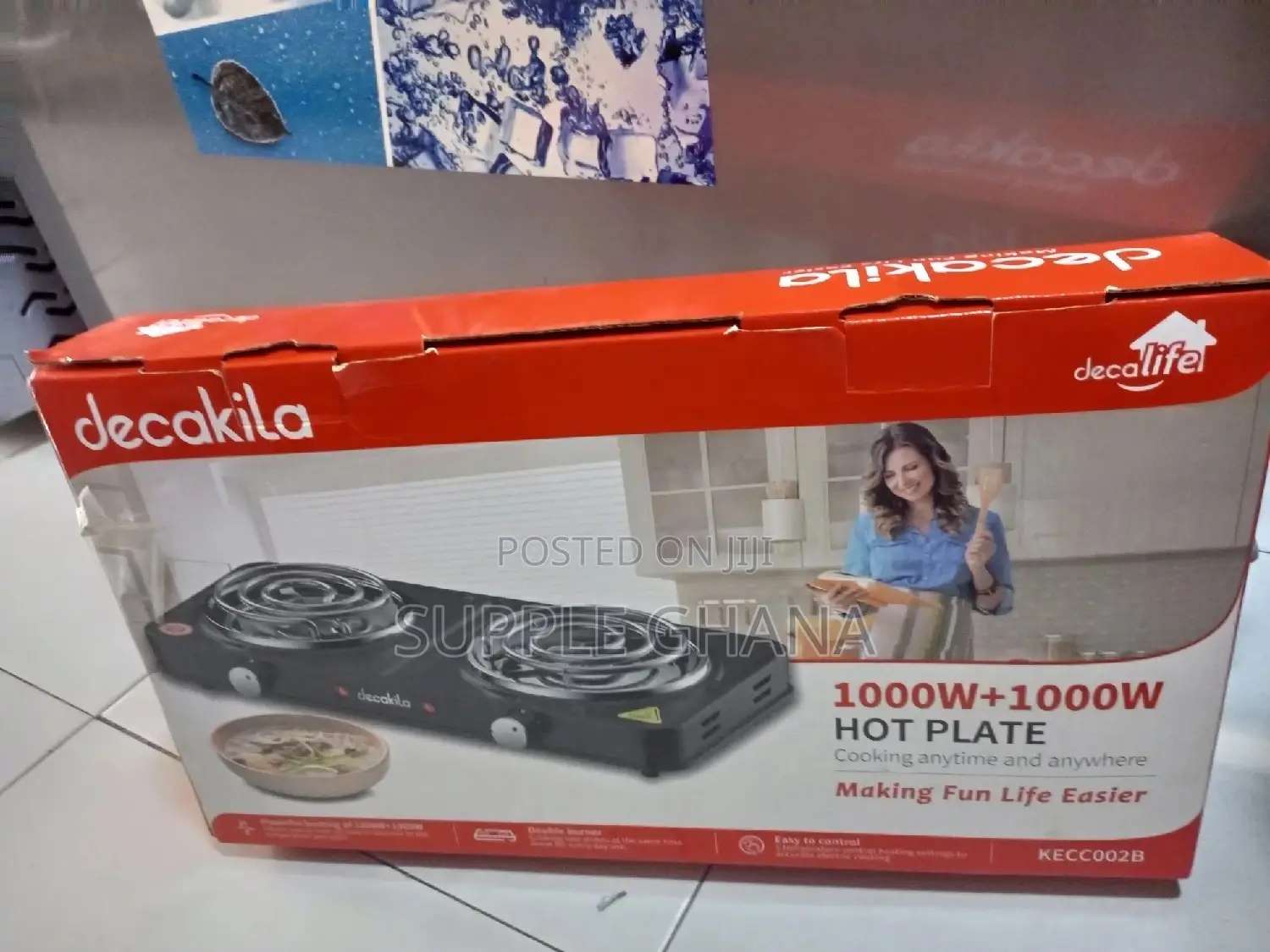 Decakila Brand New 1000w Hot Plate Cooker