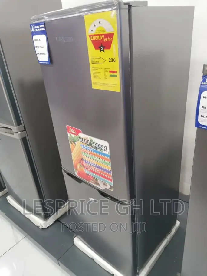 Chigo 126L Inbuilt Stabilizer Double Door Fridge
