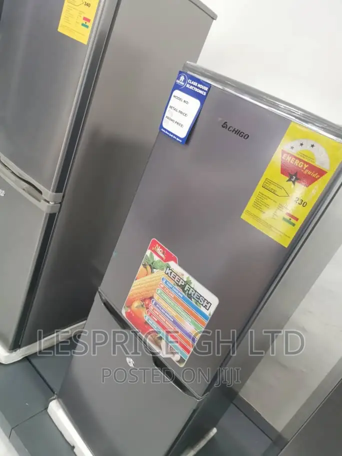 Standard Chigo 126L Double Door Fridge