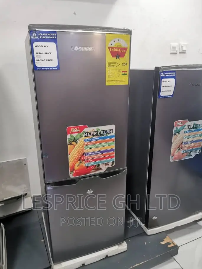Chigo 126L// Energetic Double Door Fridge