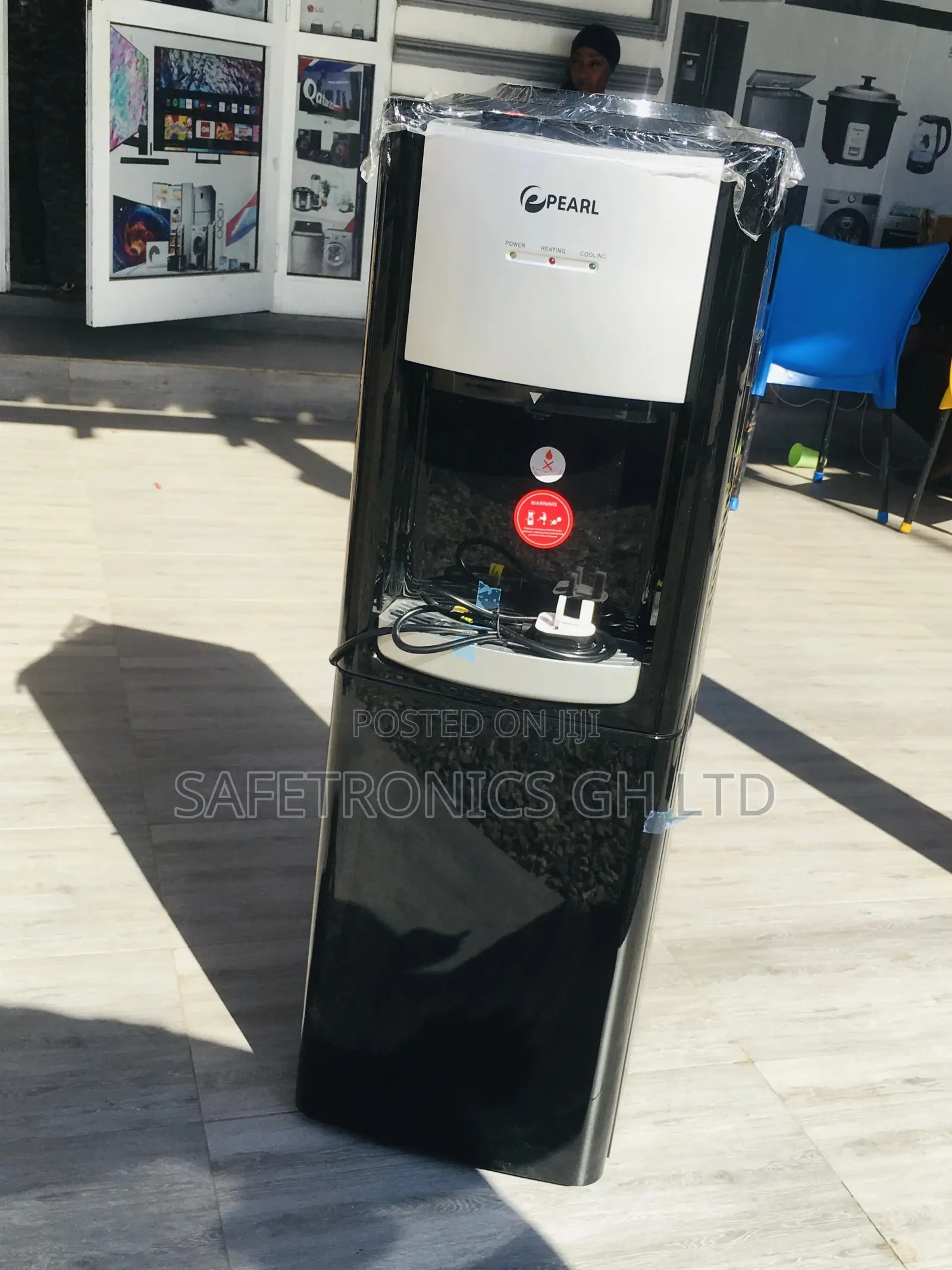PWD-1000CBL Pearl Water Dispenser Hot/Cold Black