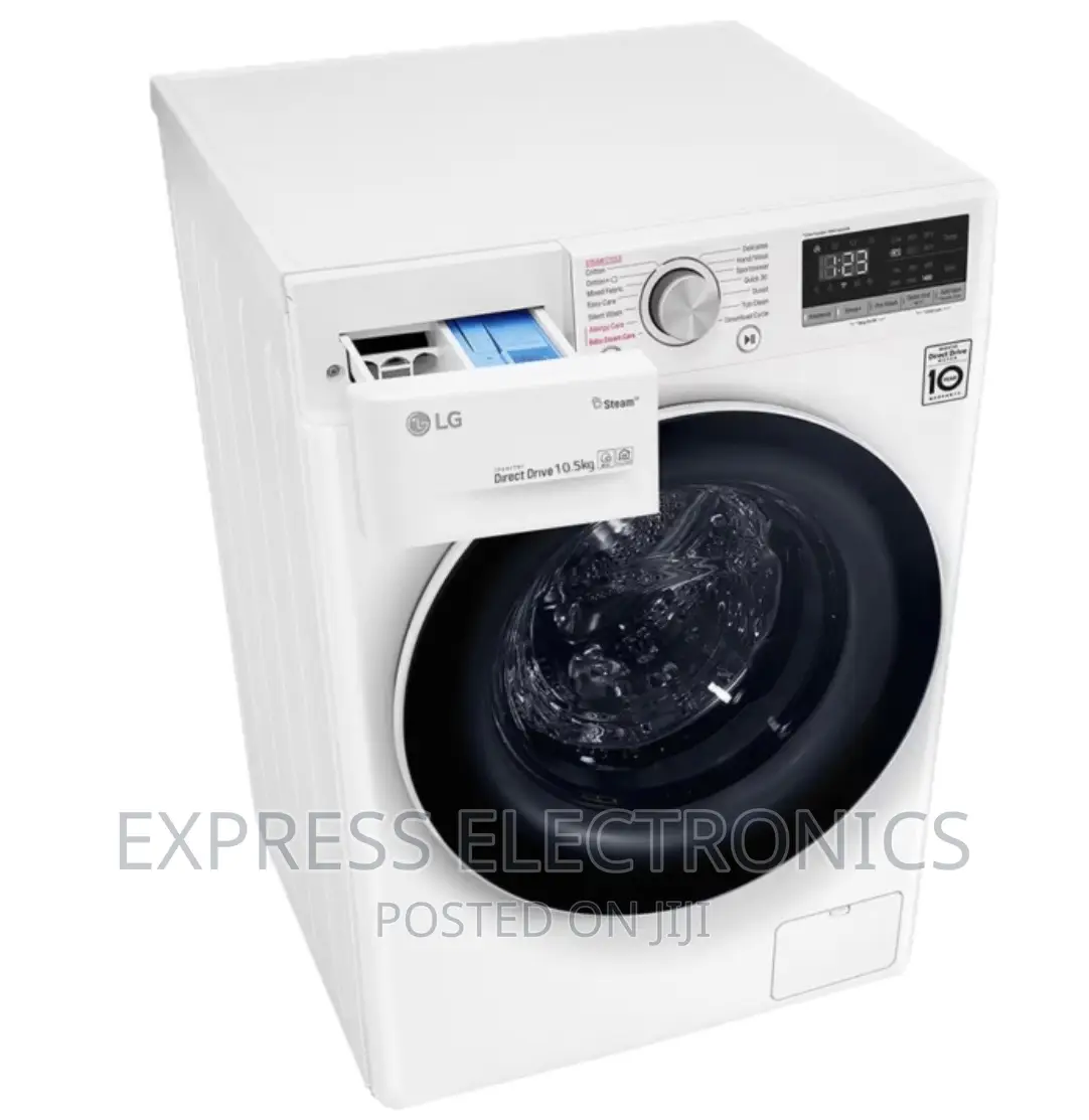 Grab a Deal on LG F4V5RYP0W Washing Machine 10.5kg Frontload