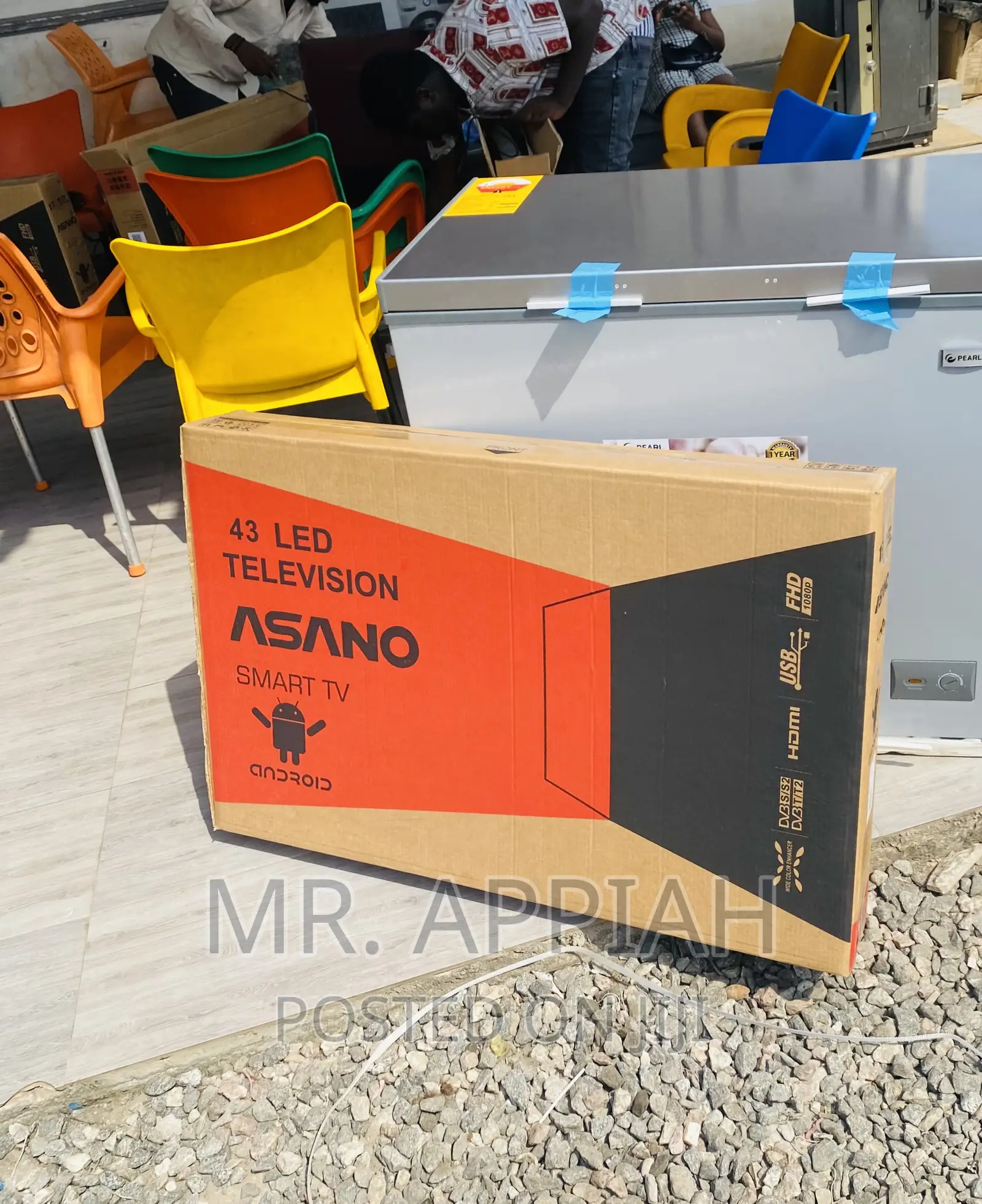 Brand New Asano 43 Inch Digital Satellite Smart Electric Tv