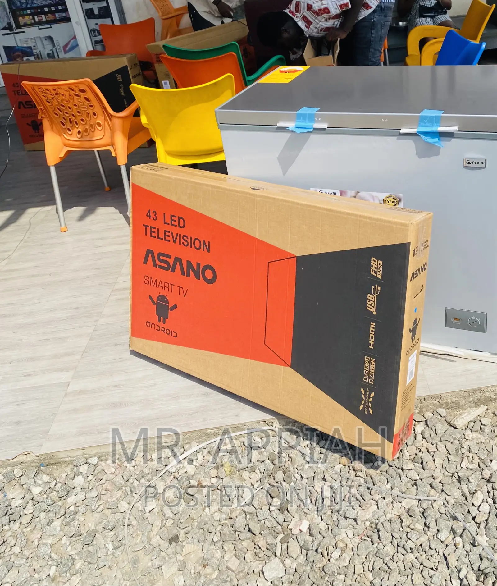 Well Design Asano 43” Digital Satellite Smart Electric Tv