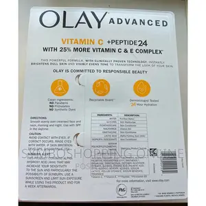 Olay Vitamin C +Peptide Hydrating Moisturizer -96g 580gh Eac