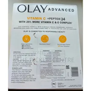 Olay Vitamin C +Peptide Hydrating Moisturizer -96g 580gh Eac