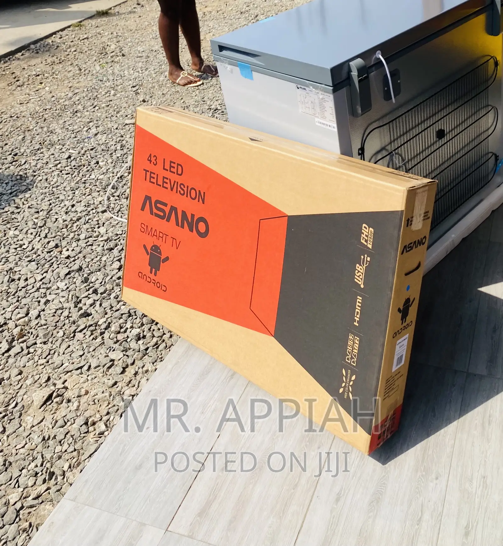 Classic Asano 43 Inch Digital Satellite Smart Electric Tv.
