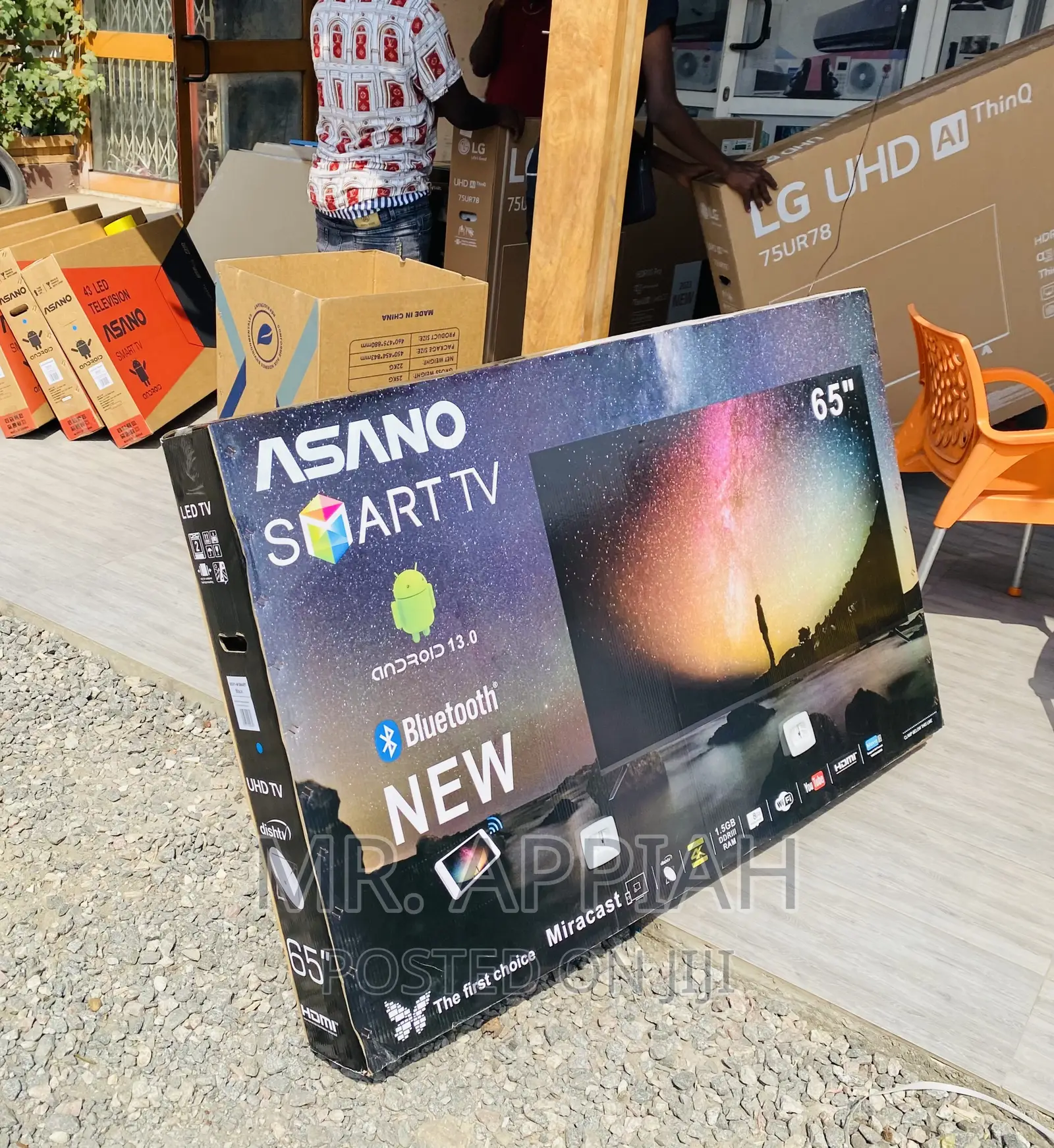 Buy Classic Asano 65 Inch Uhd Smart Bluetooth Tv(Black).