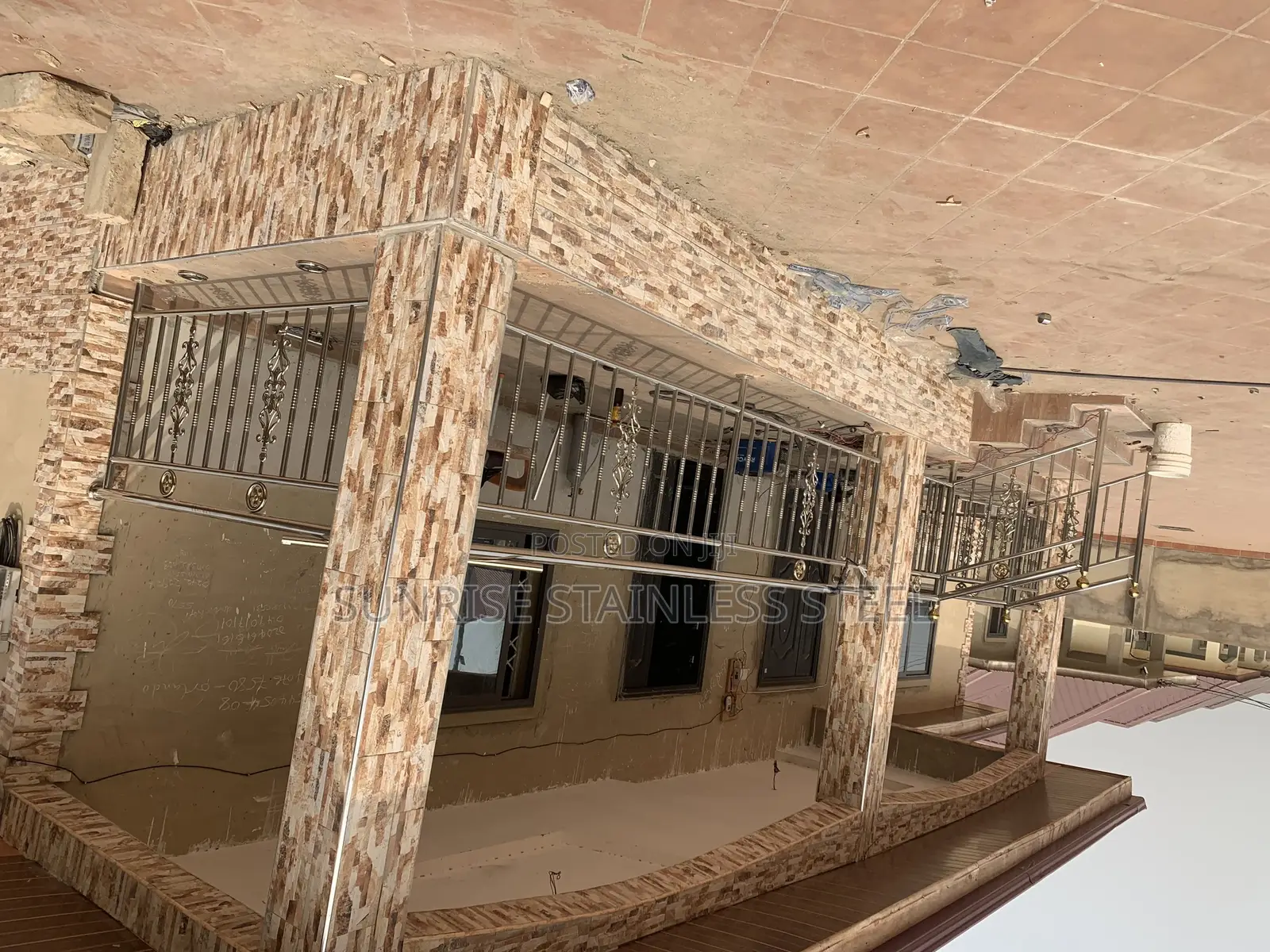 Stainless Flowers and Glass Installations