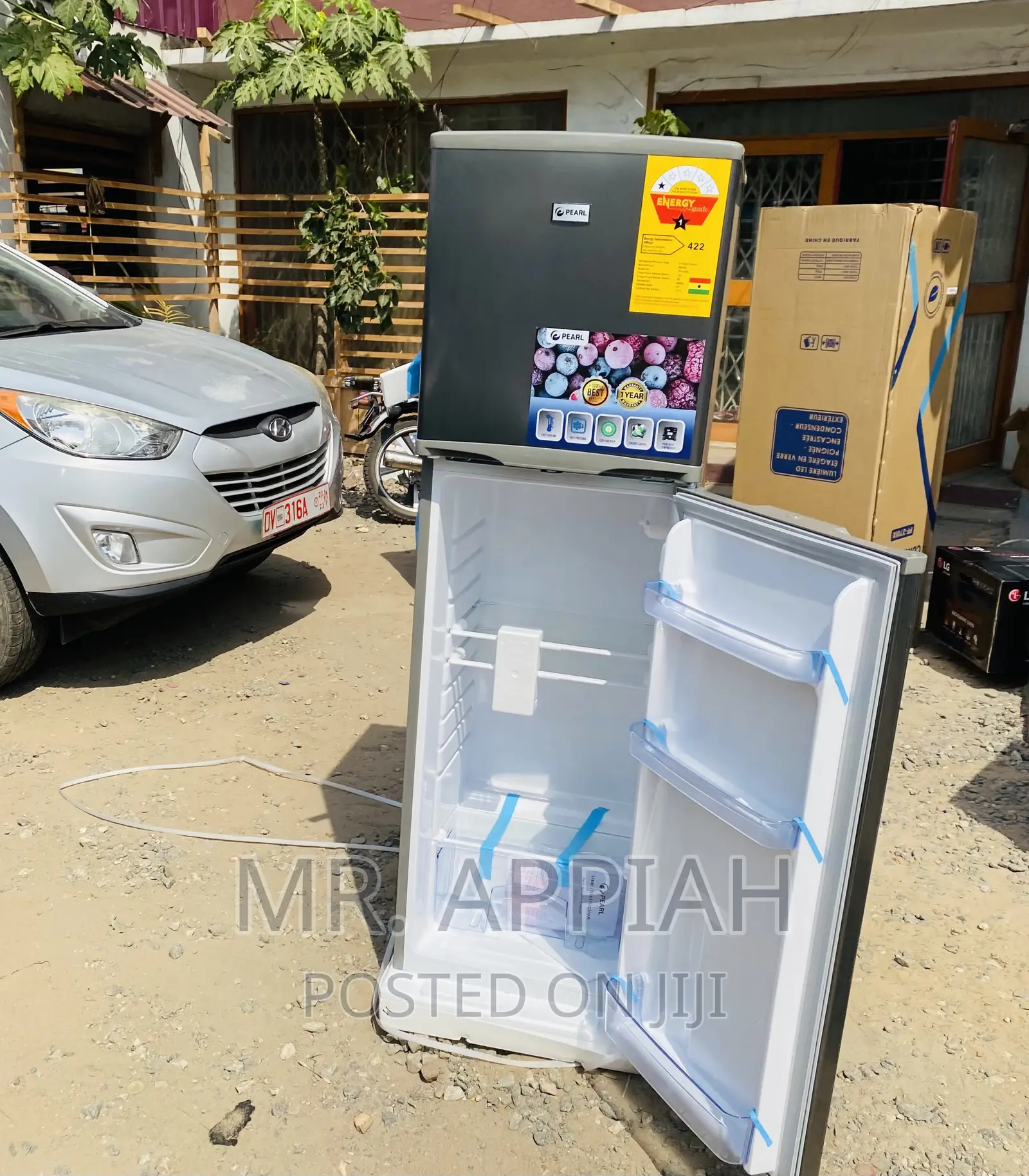 Purchase Adorable Pearl PF-270 Ix Double Door Fridge,Gray.