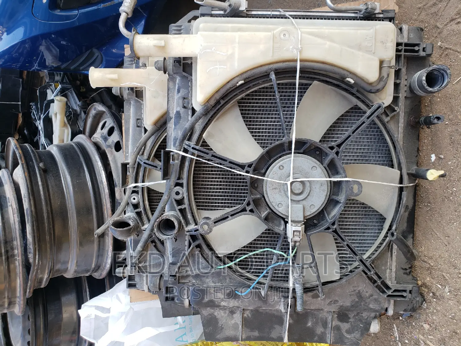 Radiator,Fan and Condensor (Yaris 07-2012)