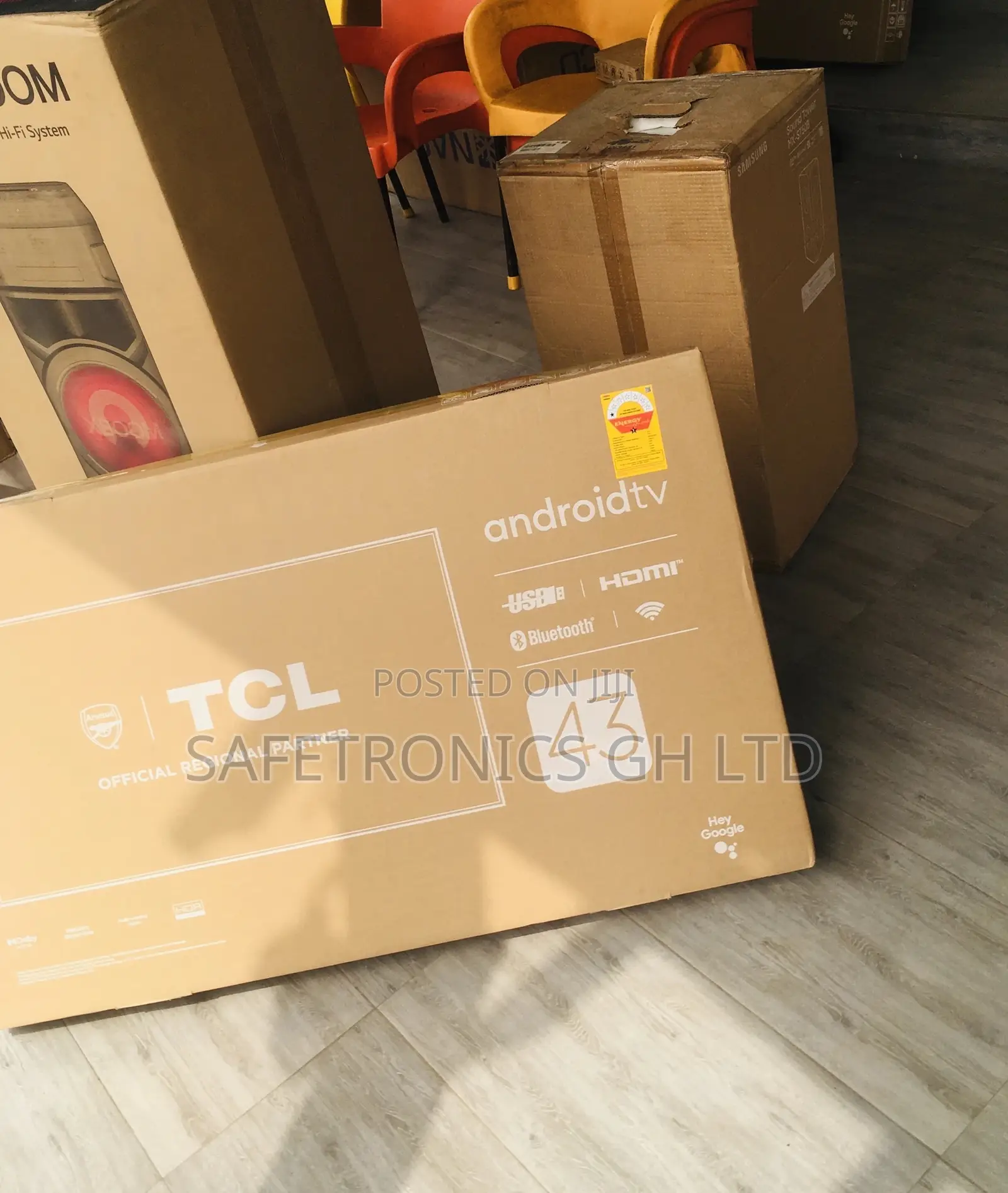 43 Inches Glossy LED Black TCL P635 Electric HDR Tv