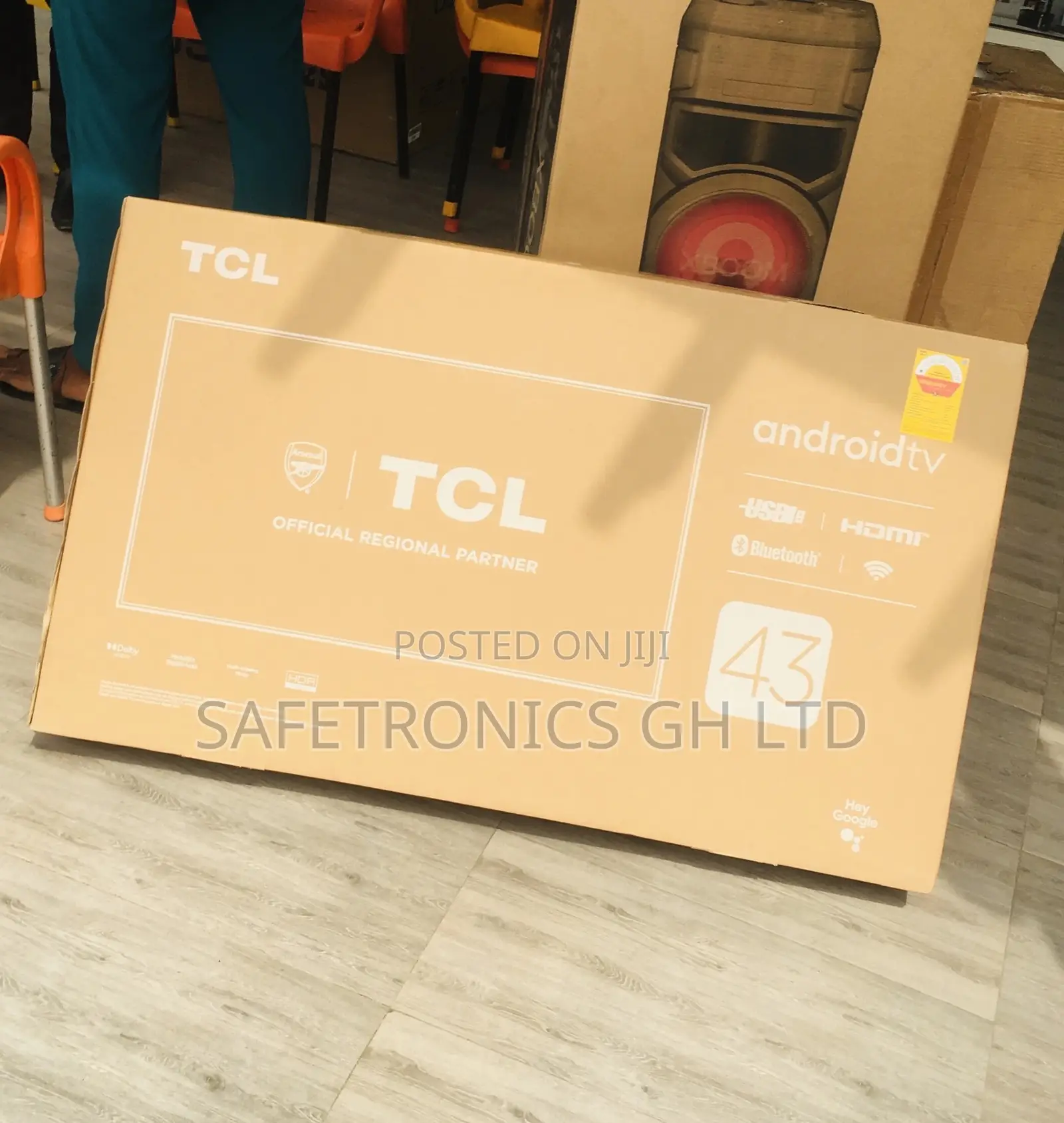 43 Inches P635 Glossy LED Black Electric HDR TCL Smart Tv