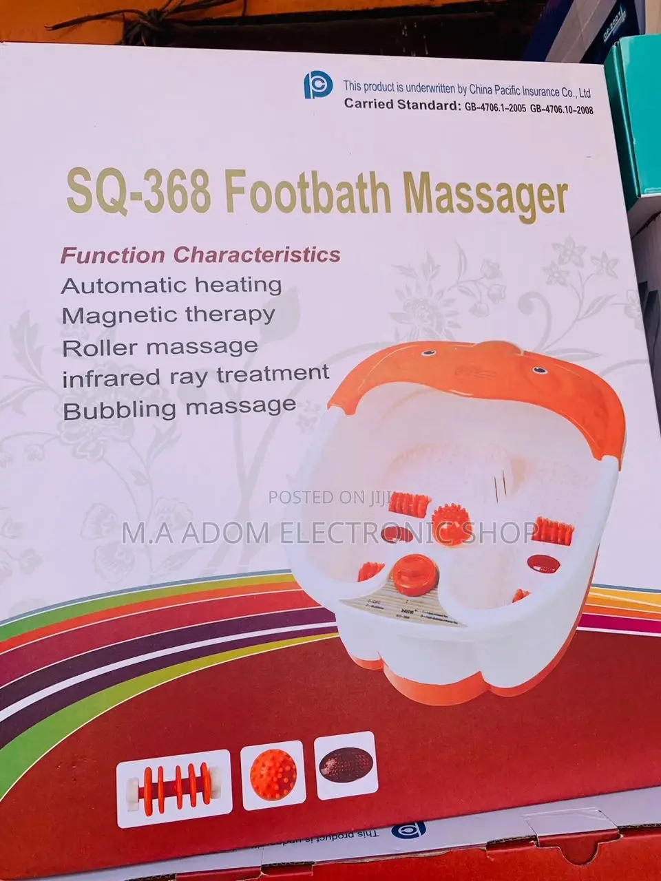 High Quality SQ-368 Footbath Massager.