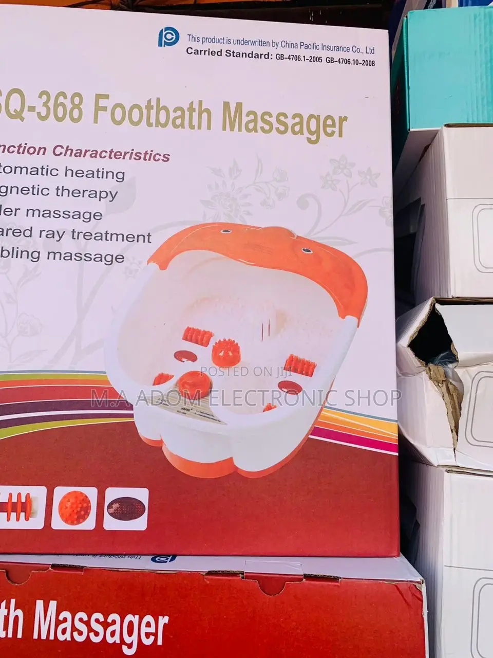 Energy Efficient SQ-368 Footbath Massager.
