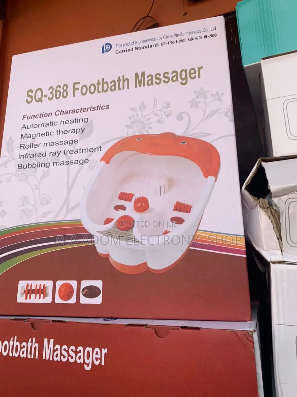 Fresh in Box SQ-368 Footbath Massager.