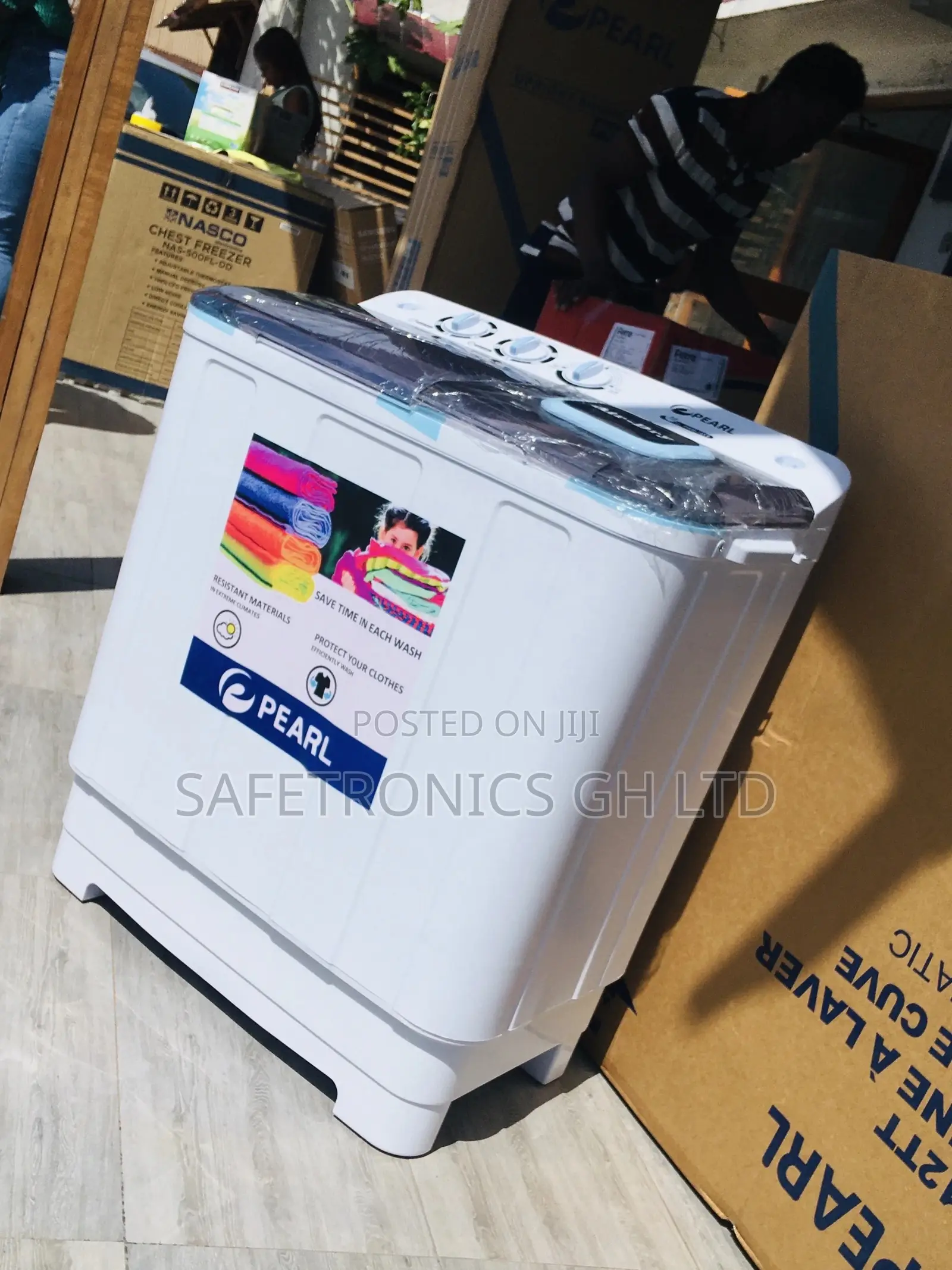 Lasting Washingmachine Topload Semiautomatic 12kg Pearl