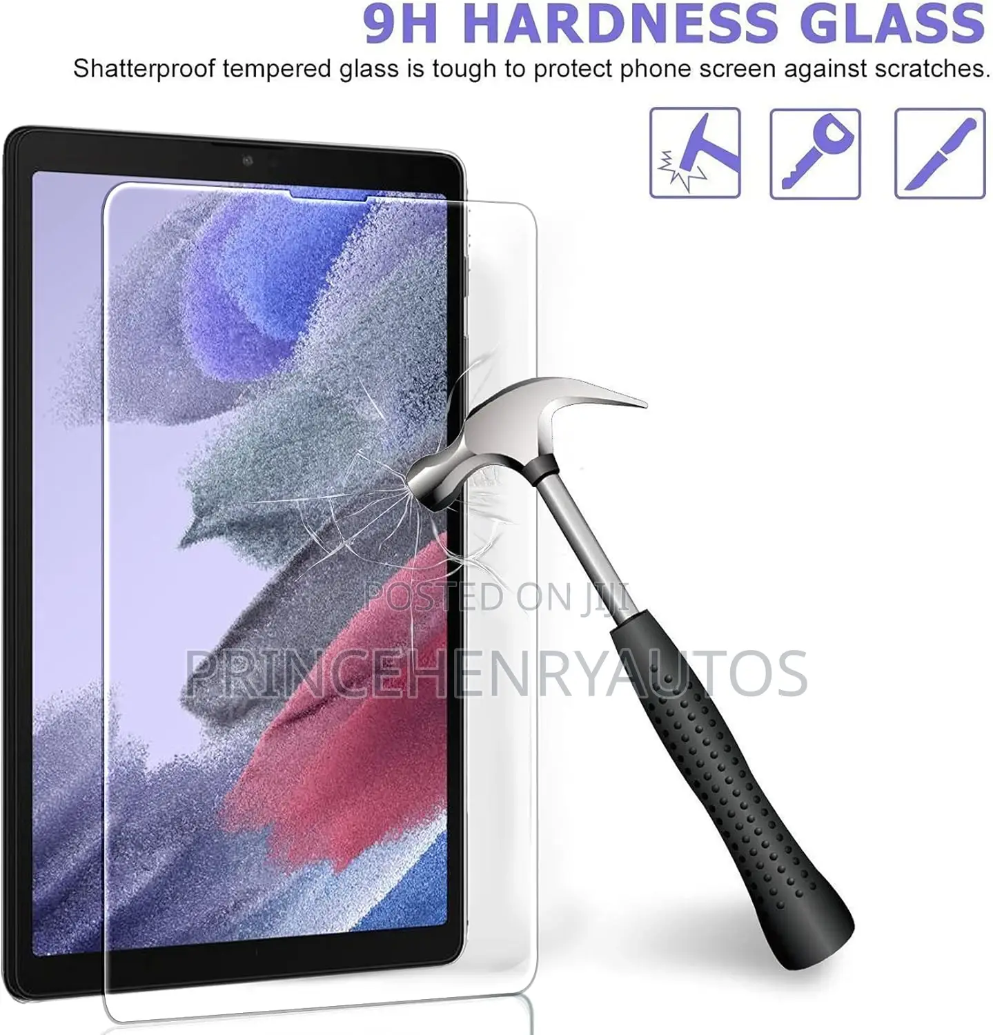 Ferilinso Tempered Glass Designed for Tab A7 Lite 8.7''