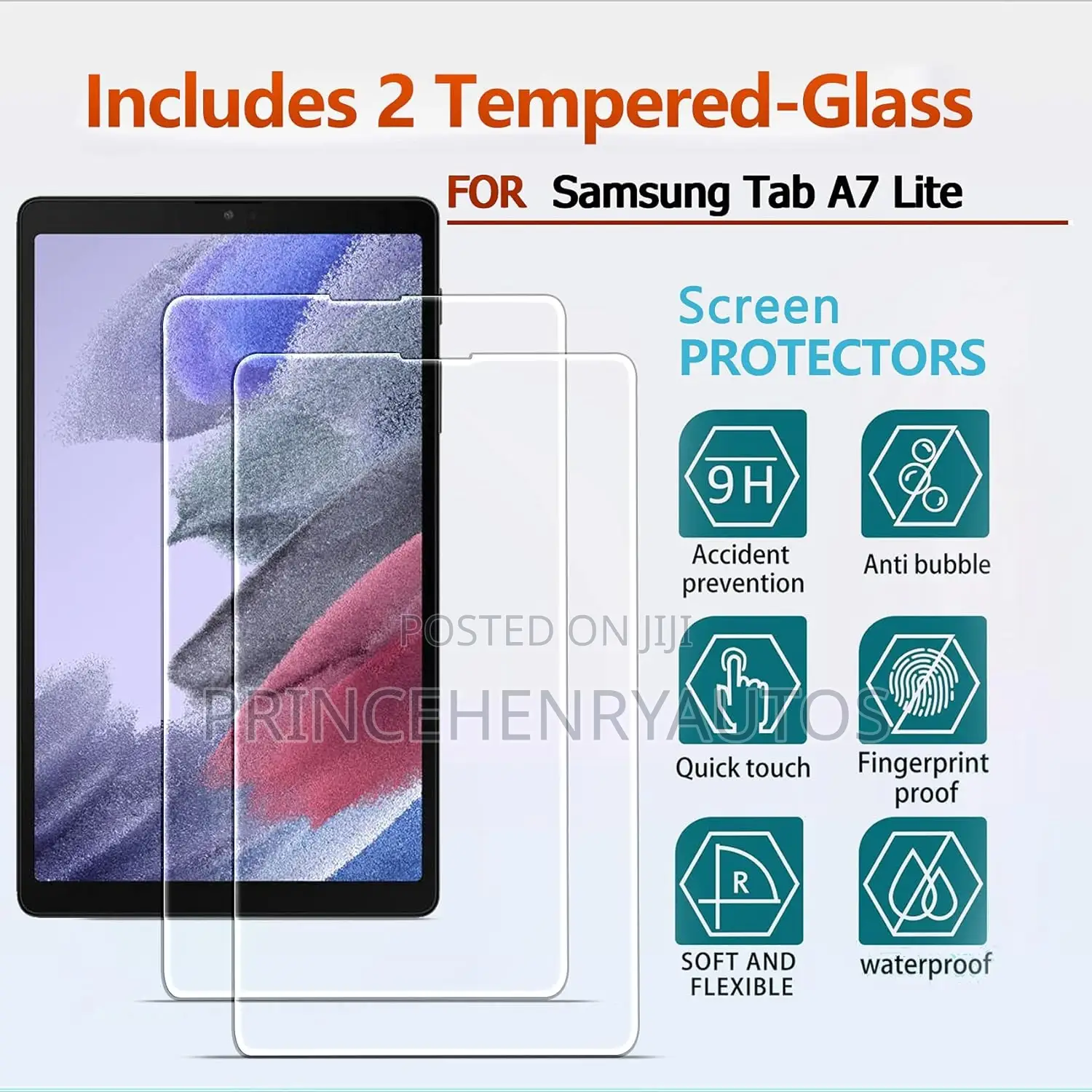 Ferilinso Tempered Glass Designed for Tab A7 Lite 8.7''