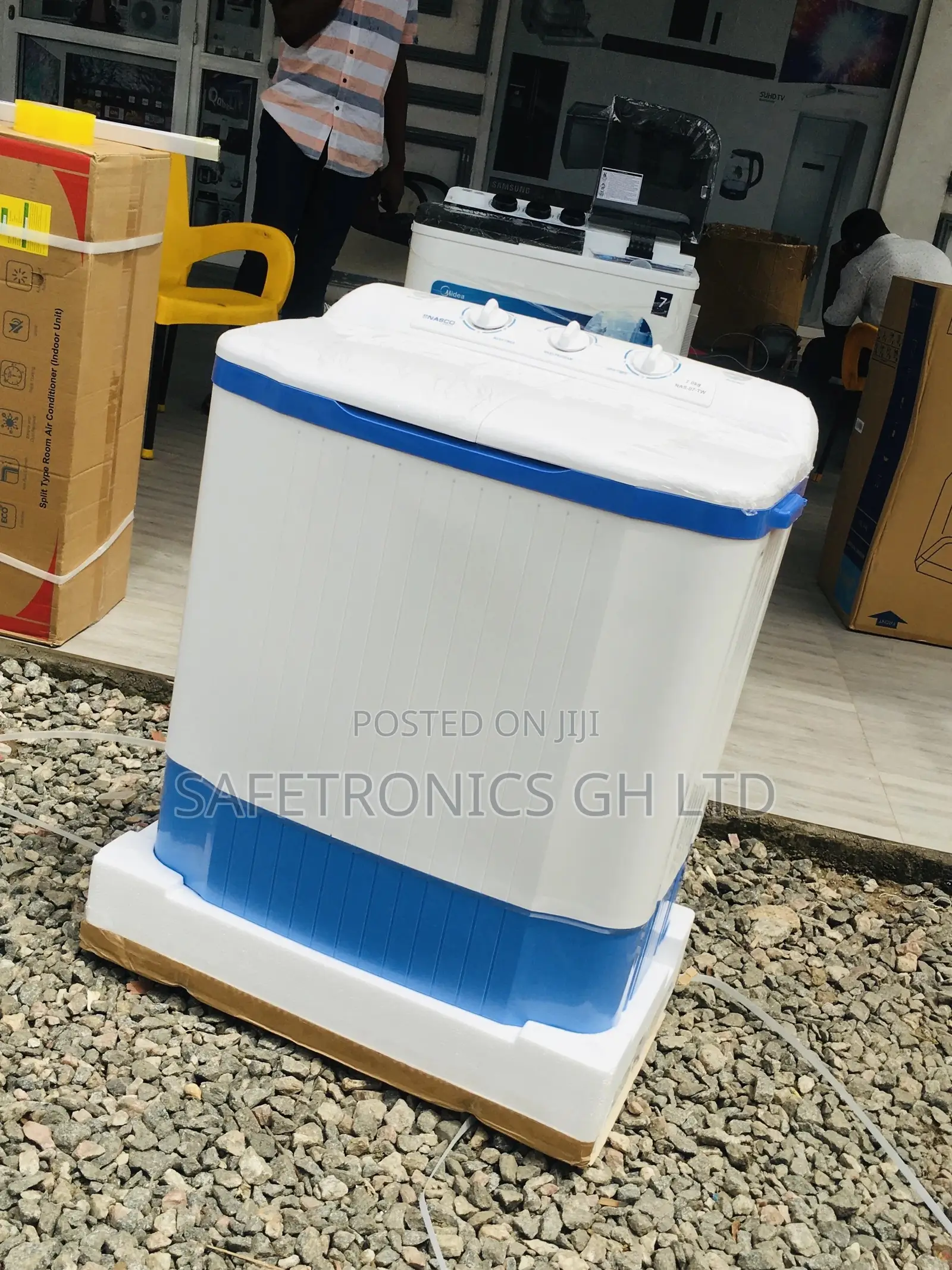 Nasco Elegant Washingmachine 7kg Topload Semiautomatic
