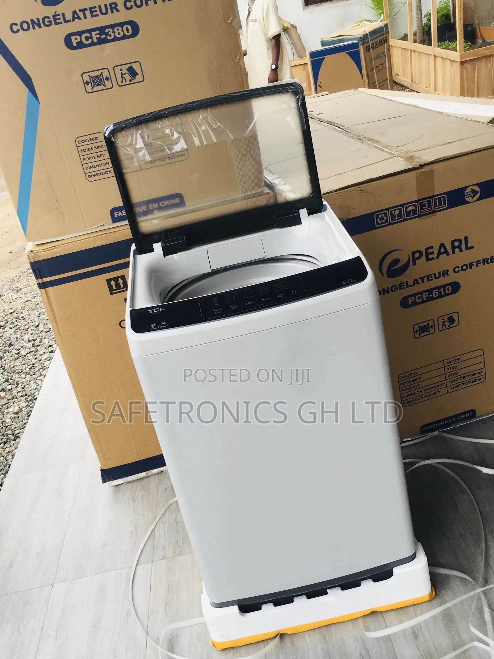 TCL Topload Washingmachine Semiautomatic 8kg Electric