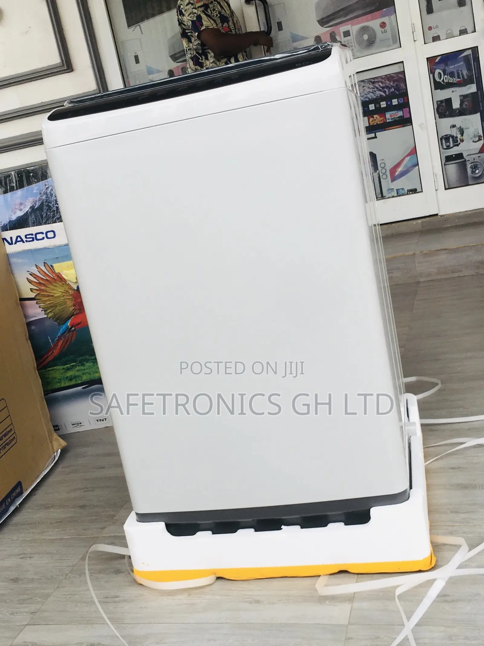 Gray Topload Electric 8kg Fullyautomatic Washingmachine TCL