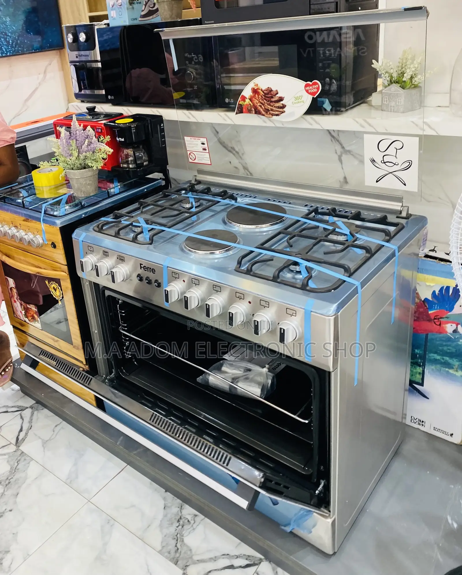 Purchase Quality Ferre 60x90 4 Gas + 2 Electric Burner.