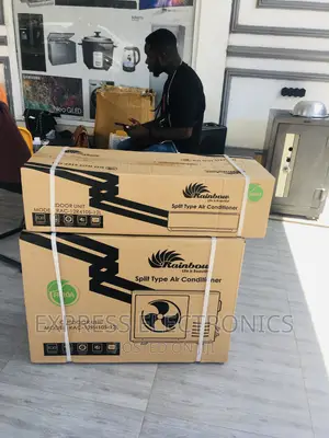 1.5hp Split R410 Gas Rainbow Ac White Best at Our Store