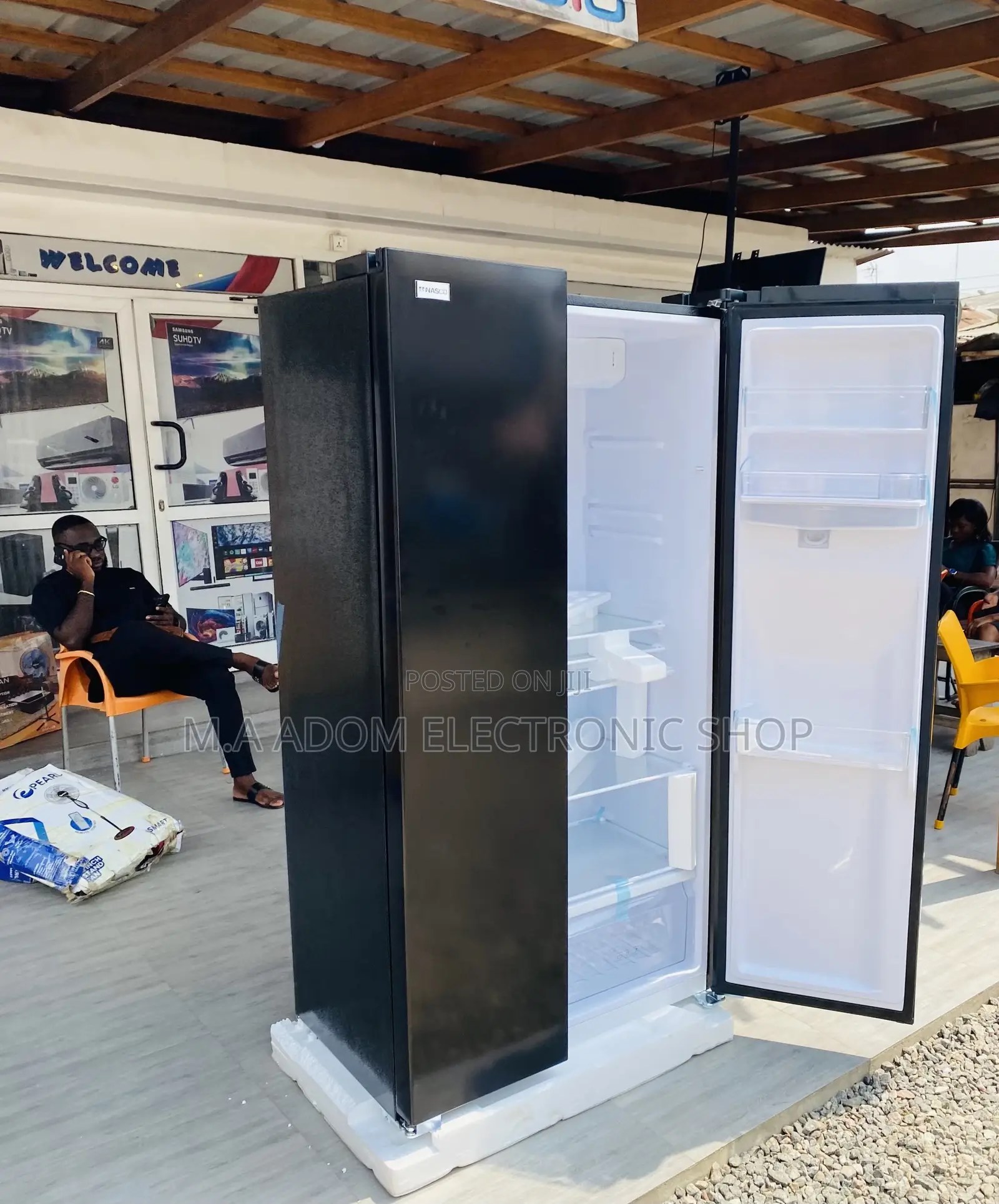 Sleek Design Nasco Nassb2-64s Side by Side Fridge(502ltr).