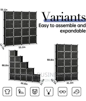 Portable Plastic Storage (25 Cubes)