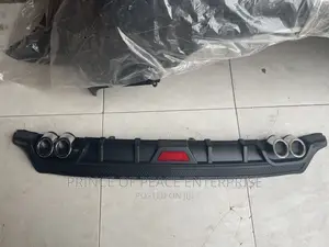 Universal Back Bumper Diffuser Black